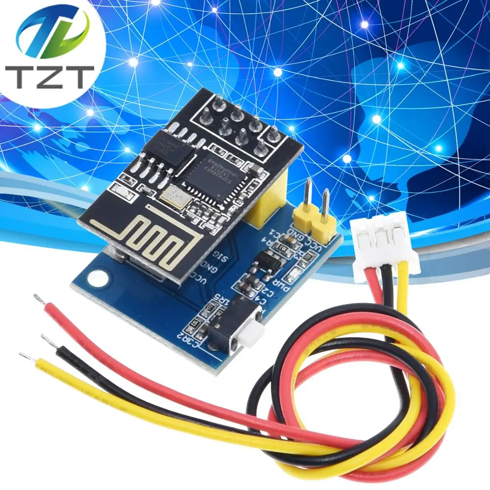 ESP8266 ESP 01 01S WS2812 RGB светодиодный модуль контроллера для Arduino IDE/SATA светильник кольцо