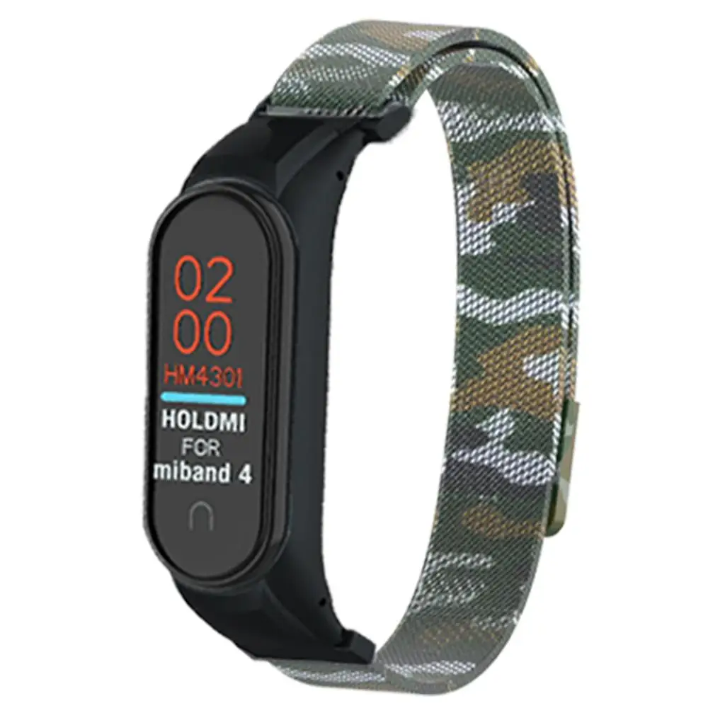 milanese loop-F02 Ремешок на запястье mi lanese Loop для Xiao mi Band 3/4 браслет из нержавеющей стали для умных часов mi band 4 mi band 3 - Цвет: milanese loop-F02