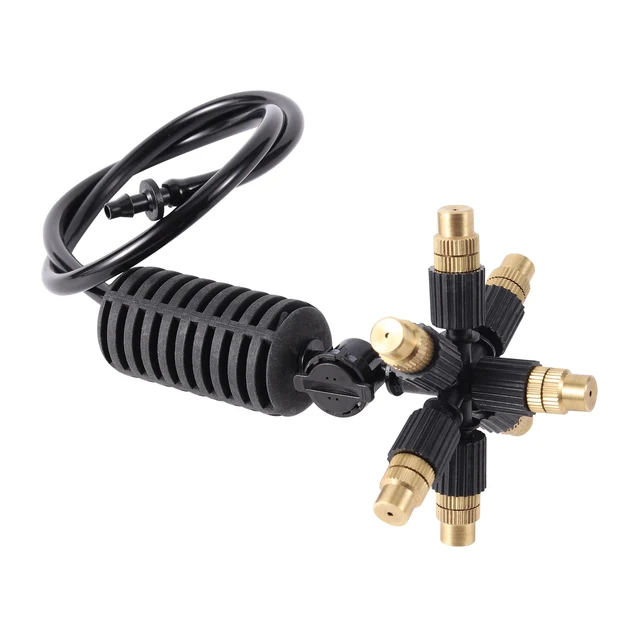 Kert Üvegházhatású Porlasztási Rendszer 4/5/6/7 Út Állítható Sárgaréz Permetező Készlet Park Botanikus Tereprendező Eszköz - Image 5