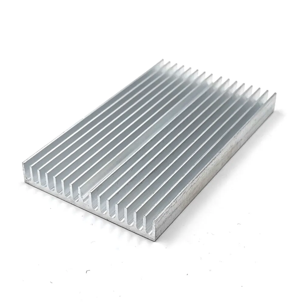 2PCS 100x60x10mm Rectangle Heat Sink 100mm Cooling Aluminum Board Radiator Heatsink Plate for COB LED Light Lamp Lighting 50W