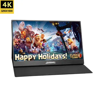 

13.3" 4K Portable Monitor PC IPS USB Type-C mini LCD Display with HDMI Input Computer Gaming Monitor for Pi PS3/PS4/Xbox 360
