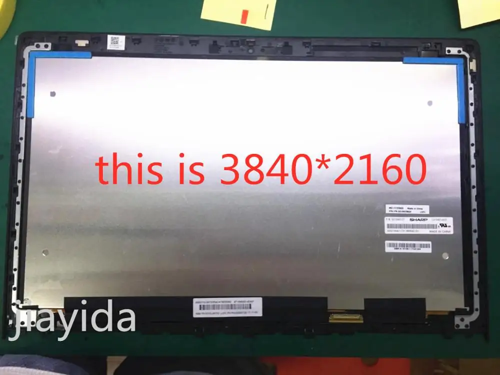 Не сенсорный 15," ЖК-дисплея ноутбука экран в сборе для lenovo Ideapad Y700-15ISK y700 15 y700-15 с рамкой