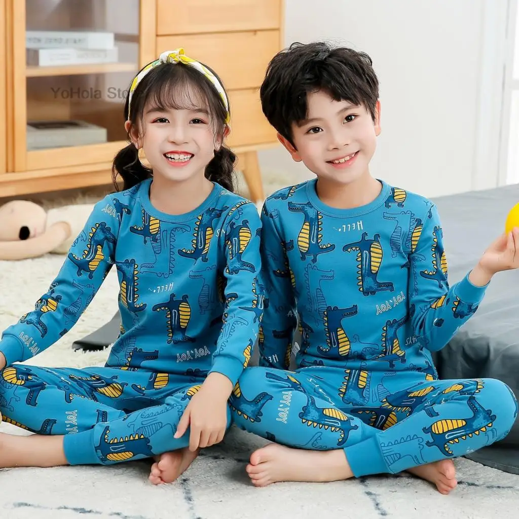 Boys Banana Pajamas Pyjama Kids Cotton Pajama Sets Toddler Sleepwear  Children Nightwear Long Sleeve Autumn Winter Green Pjs|Pajama Sets| -  AliExpress