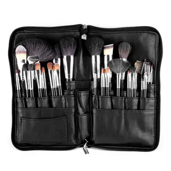 

28Pockets Professional PVC Makeup Brushes Bag Organizer Apron Bag Belt Strap Black Makeup Brush Holder Cosmetic Tools Organizer