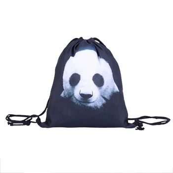 

Lovely 3D Printed Unisex Backpacks bags Drawstring Rucksacks big Capacity Schoolbag for Young men & Women(Beige)