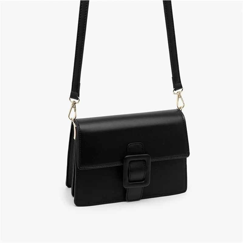 Brand Design Luxury Handbags Women Solid Color Crossbody Bags Shoulder Bag Large Capacity Black Tote Bag Two Shoulder Straps 2