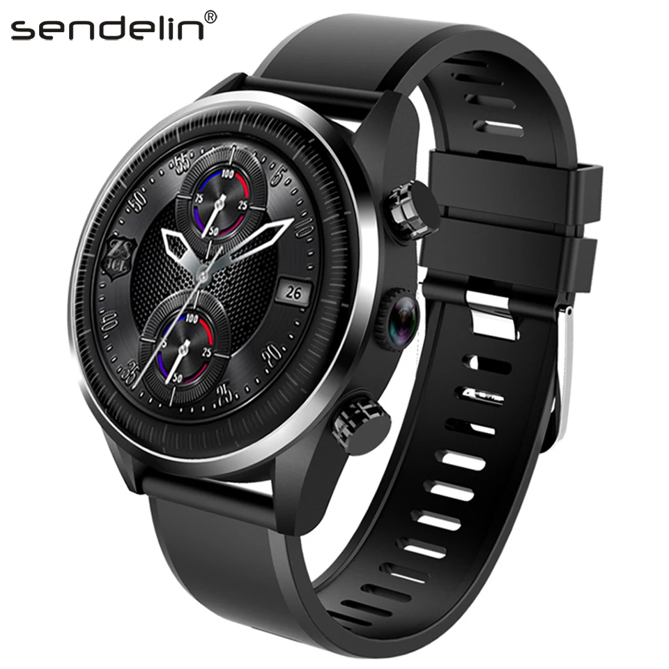 

Smart Watch men 4G communication Nano SIM Android smartwatch Support GPS Heart Rate Monitor Fitness tracking wrist watch clock