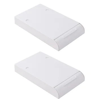 

1pc Simple Creative Large-Capacity Practical Durable Drawer Stationery Box Desk Organizer Adhesive Pen Case