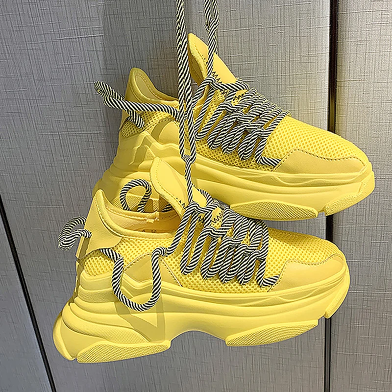 

True Sneakers Fashion Women Vulcanize Shoes Platform Sneakers Designer Womens Platform Sneakers Casual Trainers Women Dad Shoes