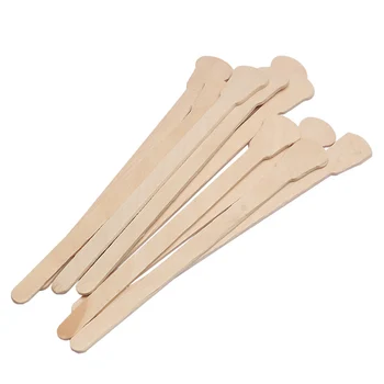 

50Pcs Wooden Waxing Wax Spatula Tongue Depressor Disposable Bamboo Sticks Tattoo Wax Medical Stick Beauty Health Tool D1