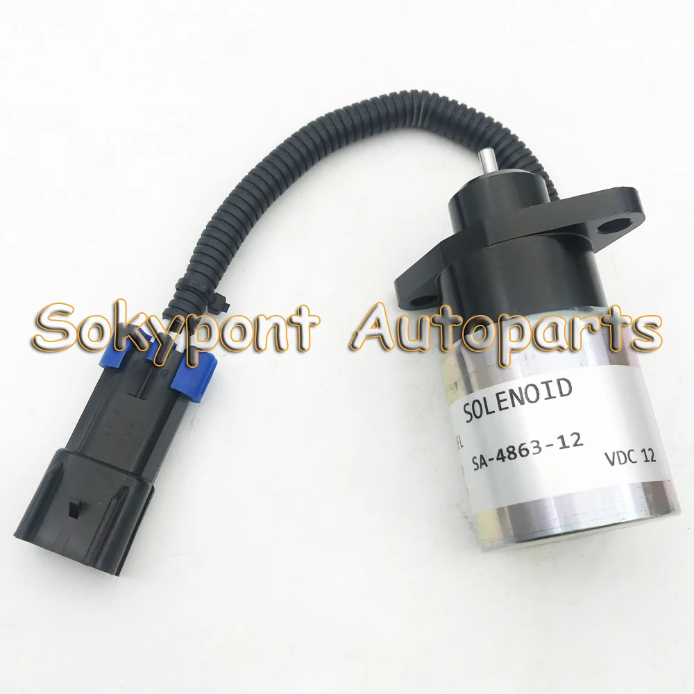 Стопорный электромагнитный привод 0175-12A5C9S SA-4863-12V для двигателя Wood-ward Kubota |