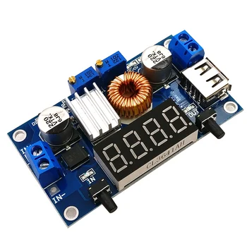 

5A constant voltage constant current step-down module with shell, LED drive lithium battery charging