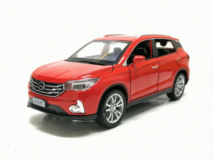 1:32 Высокая Имитация Trumpchi GS4 сплав Выкл-модель дорожного транспортного средства шесть открытой двери Вытяните назад звуковой светильник игрушка автомобиль для детей игрушка в подарок