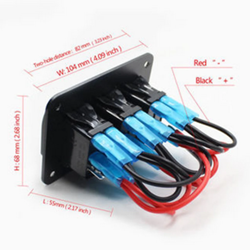 12V 24V Car Boat Marine Toggle Switch Off-on IP68 Rocker Panel | Автомобили и мотоциклы