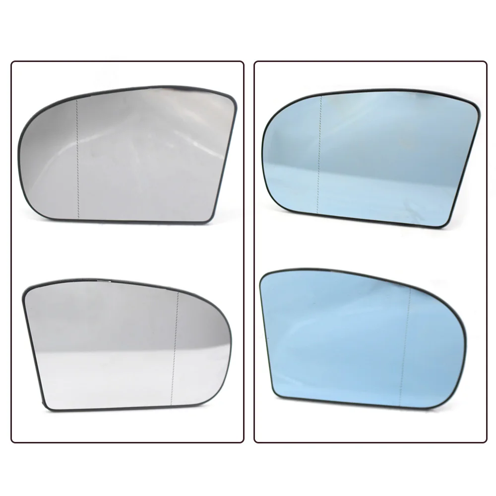 Left Right Car Side Rear View Mirror Heated Rearview Mirror Glass Replacement For Benz C E Class W211 W203 Car Styling