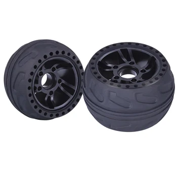 

2Pcs 105LMH All Terrain Wheel Rubber Tire Brain-Training Toy For Children Educational Toys Birthday New Year Gift - Black Red