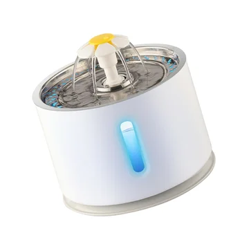 

1pc LED Drinking Bowl Useful Automatic Water Dispenser Fountain Water Bowl with US Plug for Puppy Kitten