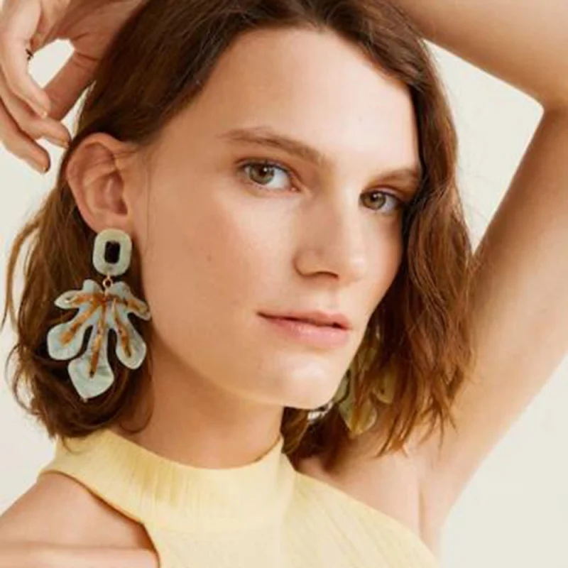 

Solememo Fashion Big Flower Drop Dangle Earrings For Women Wedding Party Ethnic Statement Earrings Jewelry Gift Wholesale E6464