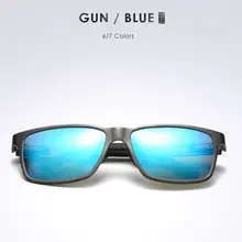 Мужские очки, поляризованные очки, подходят для вождения, солнцезащитные очки Алюминий алюминиево-магниевого сплава, каркас прямоугольные оттенки Сниженный Ослепительный Блеск очки классический ретро роскошный мужской