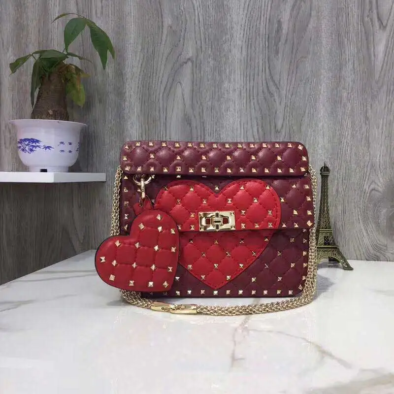 

Loving Ling Gebao Willow Nail Decorative Chain Wrapping Sheepskin Single Shoulder Oblique Crossing Bag Handbag Women's Bag