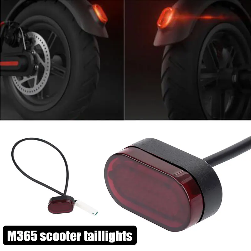Scooter Taillight Scooter Lights Vehicle Protect Black ABS Outdoor Sport Parts Scooter Accessories Case Cover Tool