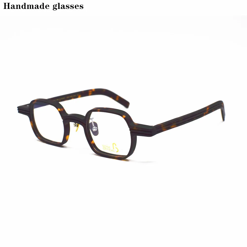Классические маленькие очки Робера Дауни, импортные итальянские очки, ручная работа, необычная маленькая оправа, ретро оправа для очков