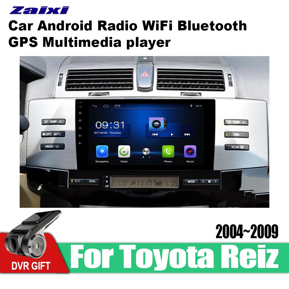 Sale ZaiXi 2din Android 8.1 For Toyota Reiz 2004~2009 Car Autostereo GPS Navigation Headunit Support Rear camera 1 Sale ZaiXi 2din Android 8.1 For Toyota Reiz 2004~2009 Car Autostereo GPS Navigation Headunit Support Rear camera 1