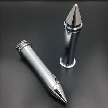 

Aftermarket free shipping Custom 7/8" 22mm Handlebar Grips For Suzuki Gsxr 1300 R Hayabusa All Year CHROMED