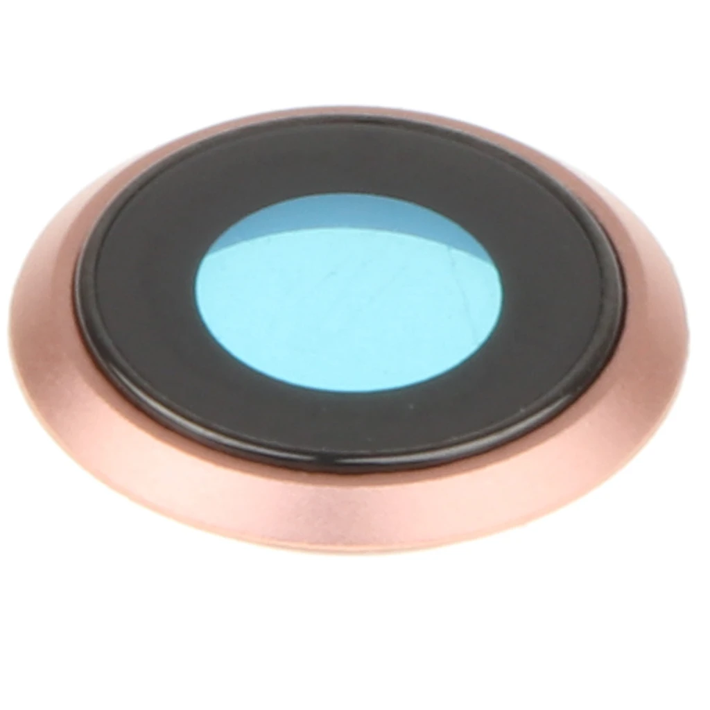 Phone Rear Camera Lens Cover Glass & Metal Frame Holder For IPhone 8