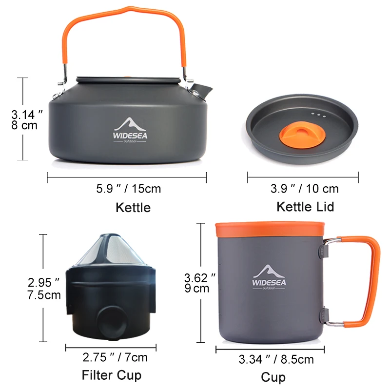 Widesea Camping Coffee Cookware Set 