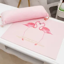 Дизайн ногтей ручная Подушка Фламинго Дизайн PU Подушка Бархатная подушка держатель инструмент для дизайна ногтей