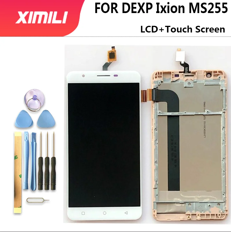 

Новый протестированный ЖК-дисплей DEXP Ixion MS255 + кодирующий преобразователь сенсорного экрана в сборе 100% Оригинальный ЖК-дисплей + сенсорный экран для DEXP Ixion MS255 + Инструменты