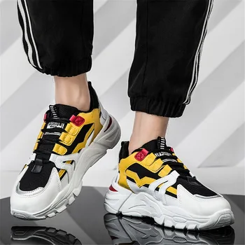 

Sneakers Lightweight Men Casual Shoes Breathable Footwear Lace Up Walking Shoes Men Rubber Tenis Masculino Adulto DropShipping