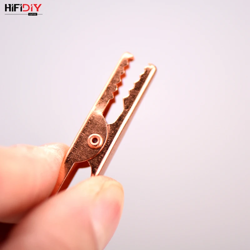 HIFIDIY LIVE 4 шт./компл. чистый красный медный изоляция загрузки из металла защищенный