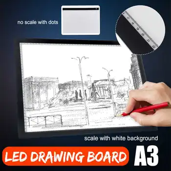 

Drawing Tablet Pad A3 LED Drawing Pad Box Board Drawing Tracing Tracer Copy Board Table Pad Led Light Pad Copy Board with Usb
