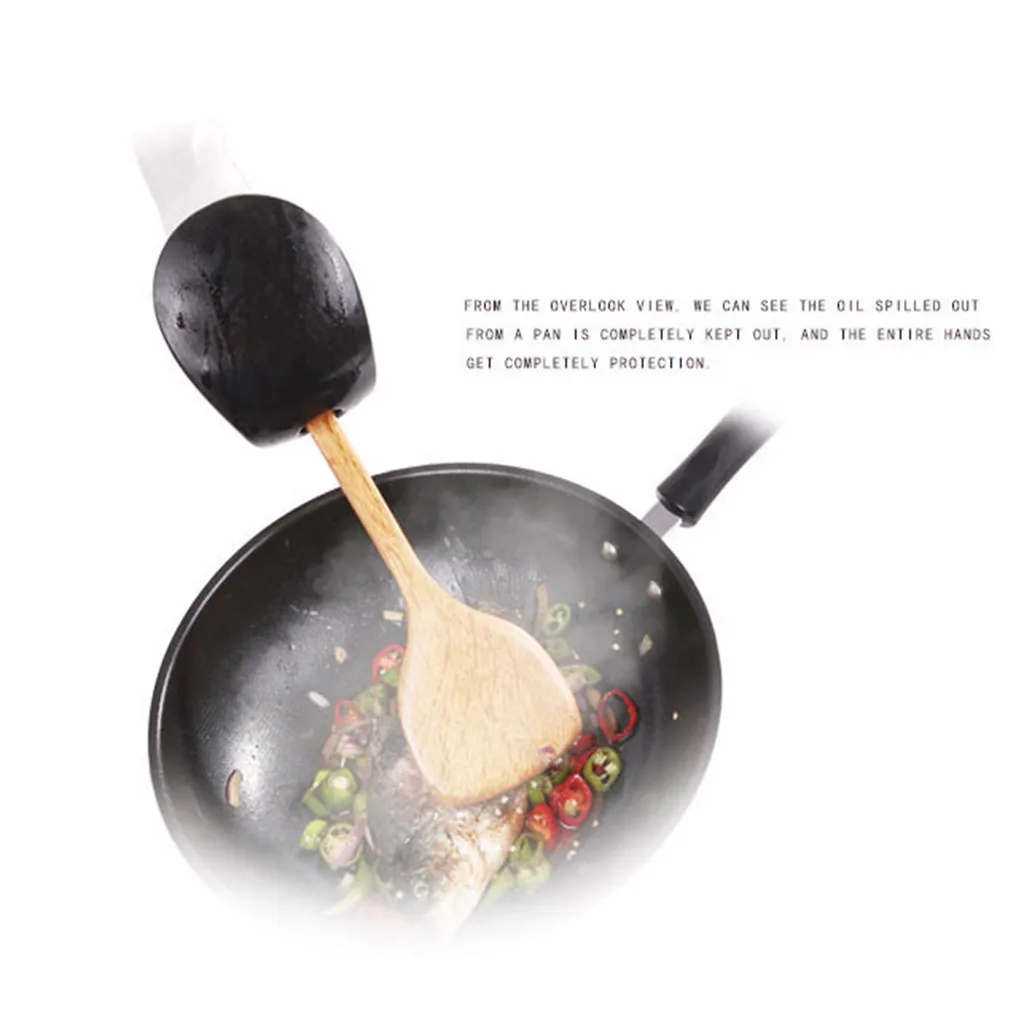 Шпатель крышка защита рук анти разбрызгивание масла творческие кухонные принадлежности для приготовления пищи