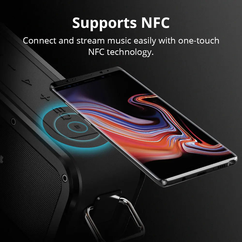 Беспроводная Портативная колонка Tronsmart Force Bluetooth 5 0 40 Вт с голосовым помощником NFC