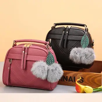 

PU Leather Lady Handbag For Women Girl Tassel Messenger Bags Many Style Bolsa Ladies Fashion Hot Sale Crossby Shoulder Bag