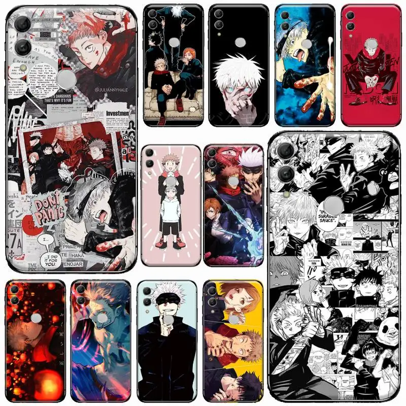 

jujutsu kaisen anime horror cartoon Phone Case For Huawei Honor 7C 7A 8X 8A 9 10 10i Lite 20 NOVA 3i 3e