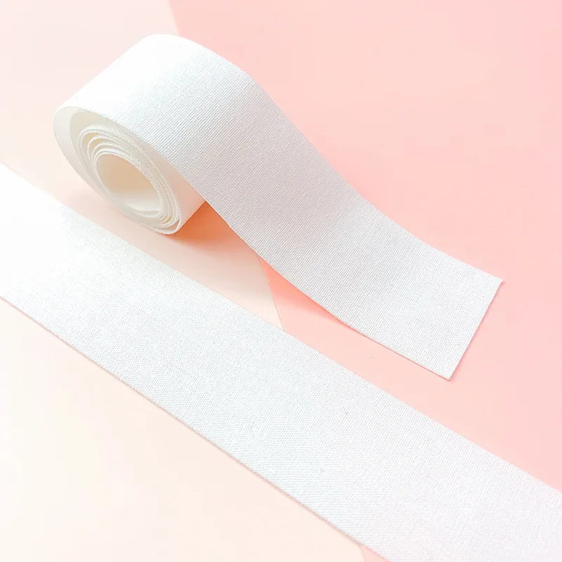 3mx2cm White Blank Cotton Label Garment Tape Washable Iron on