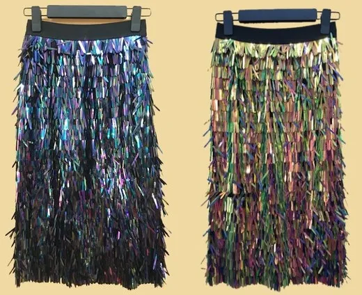 Большие длинные пайетки вышивка тканевая кисточка дизайнерские DIY вечерние женские платья блестки Ткань для шитья по двору 90x125 см