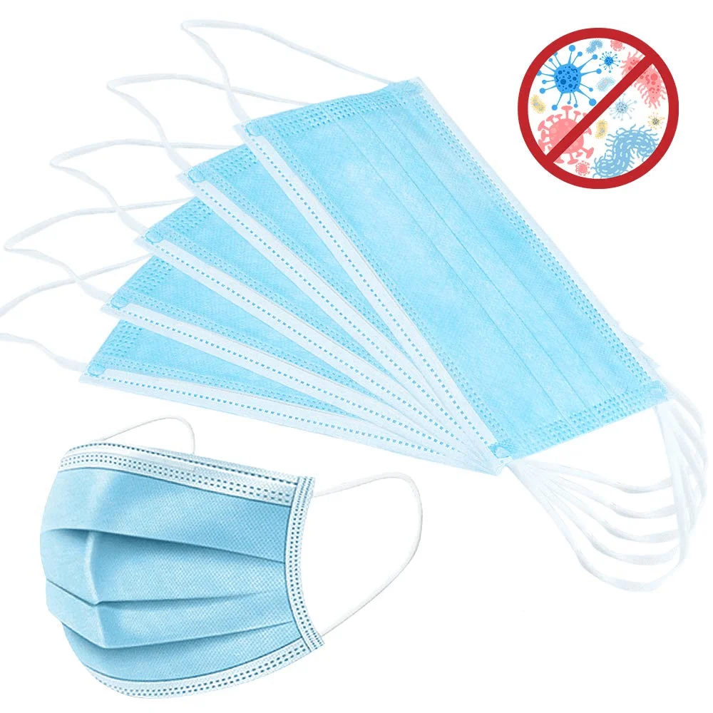 

Non Woven Disposable Face Mask 3 Layer Medical Dental Earloop Activated Carbon Anti-Dust Face Surgical Masks