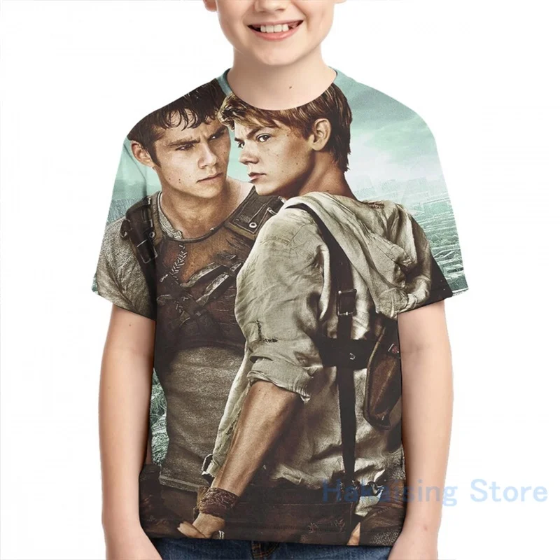 Newt X Camiseta corredor de para hombre y mujer, Camiseta con estampado integral de moda para niña, Camisetas para niño, camisetas de manga corta|Camisetas| AliExpress