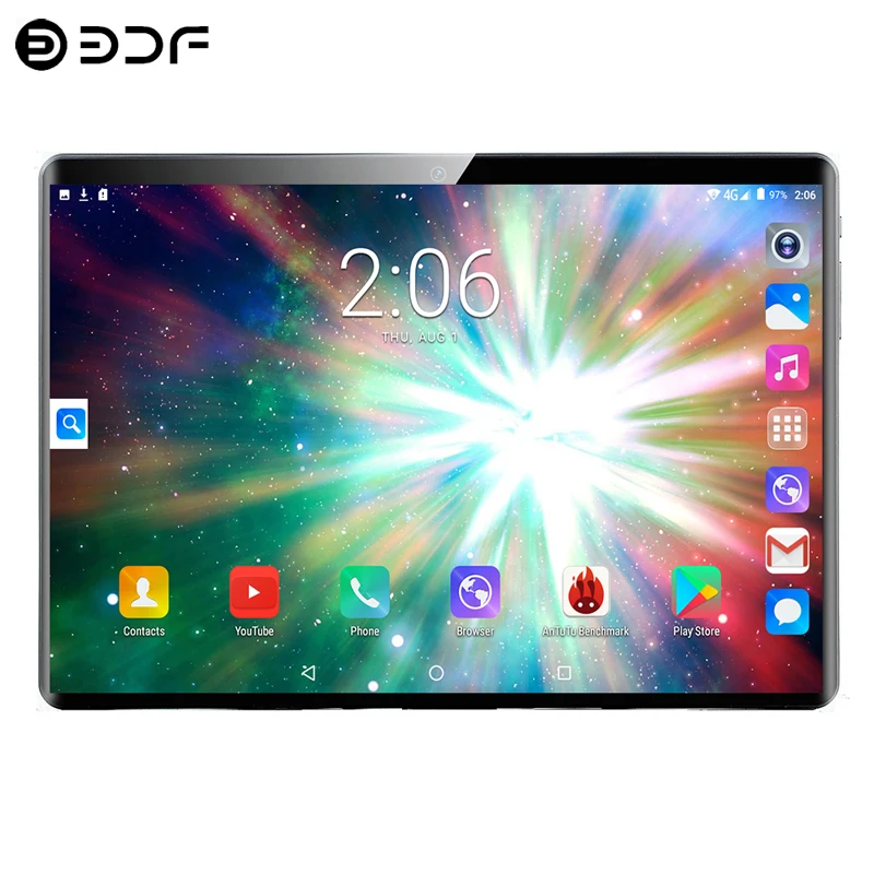 

New 10.1 inch 4G Phone Call Tablets Android 9.0 Ten Core 8G+128G Tablet 3G/4G LTE Dual SIM Card laptop WiFi Bluetooth Tablet PC