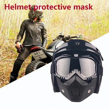 

Racing Motorcycle Helmet Safety Hat Crashworthy Durable Mask for Riding