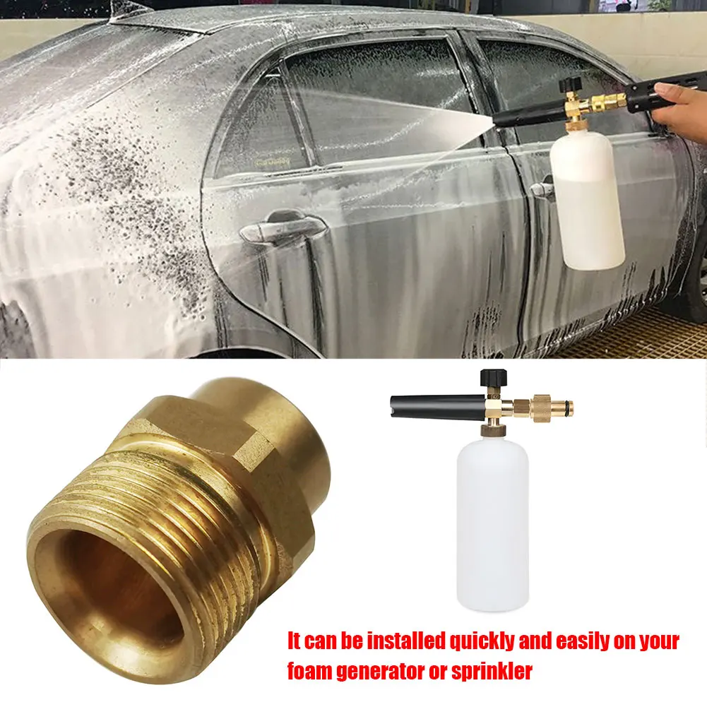 Pressure Brass Snow Washer Adaptor Foam 