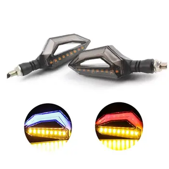

Universal Motorcycle 12 LED Turn Signal Lights Front Rear Lights Indicator W91F