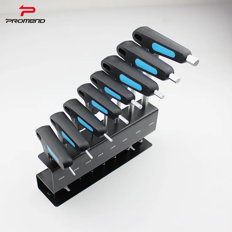 

ProMend Hexagon Socket Wrench Combination Suit Tool 2/2. 5/3/4/5/6/8/10mm Bicycle Maintenance