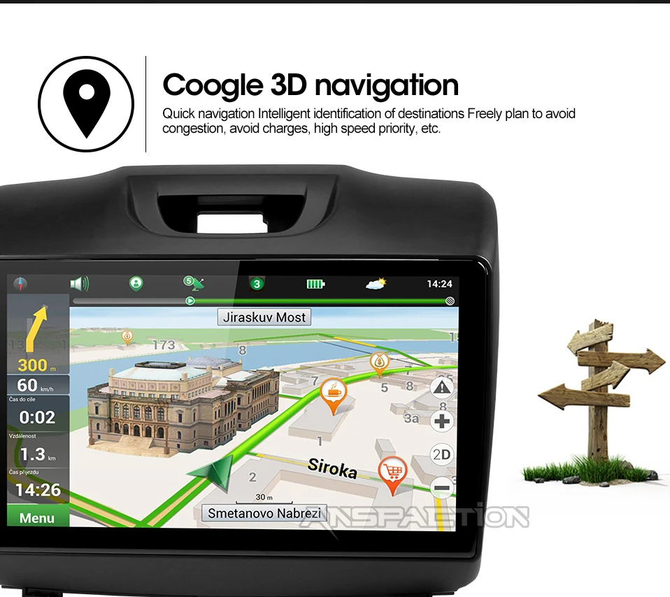 Discount PX30 android 9.0 car dvd gps player for Chevrolet S10 ISUZU D-MAX 2015-2018 Car DVD player Radio video player Navigation GPS 8