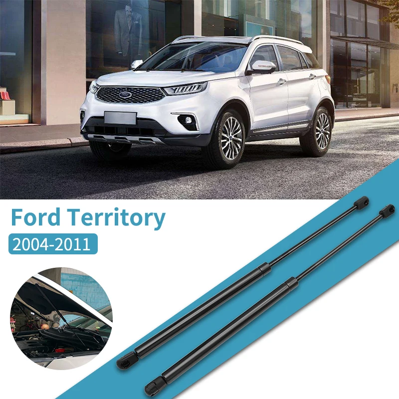 Для Ford Territory SX 2004-2005 SY 2005-2011 2 шт. крышка переднего капота автомобиля газовые Распорки пружинный амортизатор подъемник поддерживает стержень